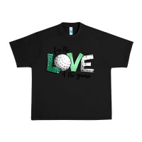 Black for the love of the game golf Urban Heavy Tee - Jasminsmagicworld
