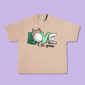 For The Love Of The Game Golf Urban Heavy Tee Designed By Jasminsmagicworld