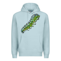 Blue Mist Papilio Machaon Caterpillar Premium Hoodie - LillyAllenDesigns