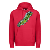 Cardinal Papilio Machaon Caterpillar Premium Hoodie - LillyAllenDesigns