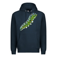 Navy Papilio Machaon Caterpillar Premium Hoodie - LillyAllenDesigns