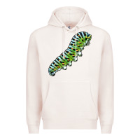 Pale Pink Papilio Machaon Caterpillar Premium Hoodie - LillyAllenDesigns