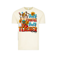 Vintage Arctic Half Coffee Half Teacher Vintage Tee - FaDigitalArtStudio