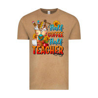 Vintage Camel Half Coffee Half Teacher Vintage Tee - FaDigitalArtStudio