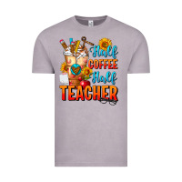 Vintage Zinc Half Coffee Half Teacher Vintage Tee - FaDigitalArtStudio