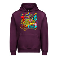 Mauve Wine taco tribe Urban Hoodie - RanaPortraitStore