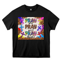 Black pray on it pray over it pray through it Heavy Core Tee - TumblerDesignByShophia