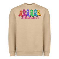 Mushroom fight cancer in all colors Heavyweight Sweatshirt - AdoDesignShop
