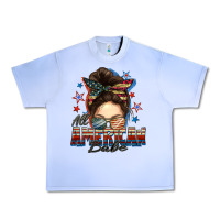 Grape Ice american babe messy bun Urban Heavy Tee - FaDigitalArtStudio