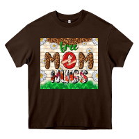Chocolate Brown free mom hugs Heavy Core Tee - TumblerDesignByShophia