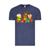 Vintage Denim Softball Coffee Cups Vintage Tee - FaDigitalArtStudio