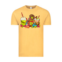 Vintage Mustard Softball Coffee Cups Vintage Tee - FaDigitalArtStudio