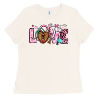 Bone love valentines day nurse Ladies Tee - OliviaCreatesArt