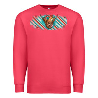 Cardinal cow floral Premium Sweatshirt - JahusDesignShop