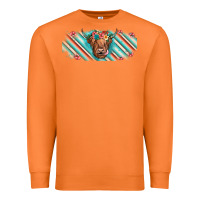 Carrot cow floral Premium Sweatshirt - JahusDesignShop