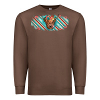 Chestnut cow floral Premium Sweatshirt - JahusDesignShop