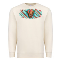 Sandshell cow floral Premium Sweatshirt - JahusDesignShop