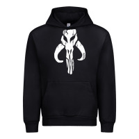 Black mandorian skull Urban Hoodie - artisFamous
