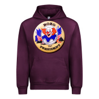 Mauve Wine bozo for president Urban Hoodie - artisFamous