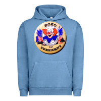 Pigment Pebble Blue bozo for president Urban Hoodie - artisFamous