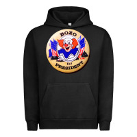 Pigment Black bozo for president Urban Hoodie - artisFamous