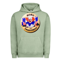 Pigment Oil Green bozo for president Urban Hoodie - artisFamous