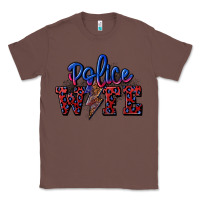 Chestnut police wife with lightning bolt Classic Tee - CowGirlArtShop