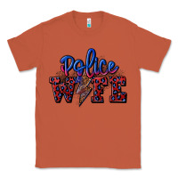 Copper police wife with lightning bolt Classic Tee - CowGirlArtShop