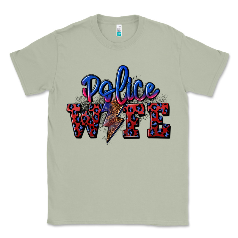 Police Wife With Lightning Bolt Classic Tee by CowGirlArtShop | Teevron