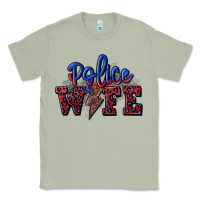 Matcha police wife with lightning bolt Classic Tee - CowGirlArtShop