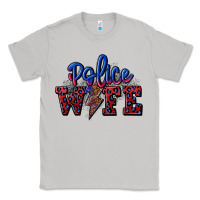 Moon Dust police wife with lightning bolt Classic Tee - CowGirlArtShop