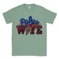 Sage police wife with lightning bolt Classic Tee - CowGirlArtShop