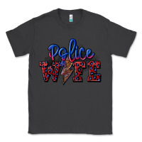 Smoke police wife with lightning bolt Classic Tee - CowGirlArtShop