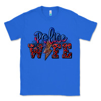 True Royal police wife with lightning bolt Classic Tee - CowGirlArtShop