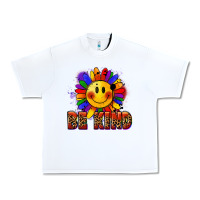 White Be kind pride Urban Heavy Tee - FaDigitalArtStudio