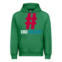 Emerald Basic End Racism Resist - Anti Trump Gift Political Urban Hoodie - artisFamous