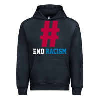 Basic End Racism Resist - Anti Trump Gift Political Urban Hoodie | Teevron