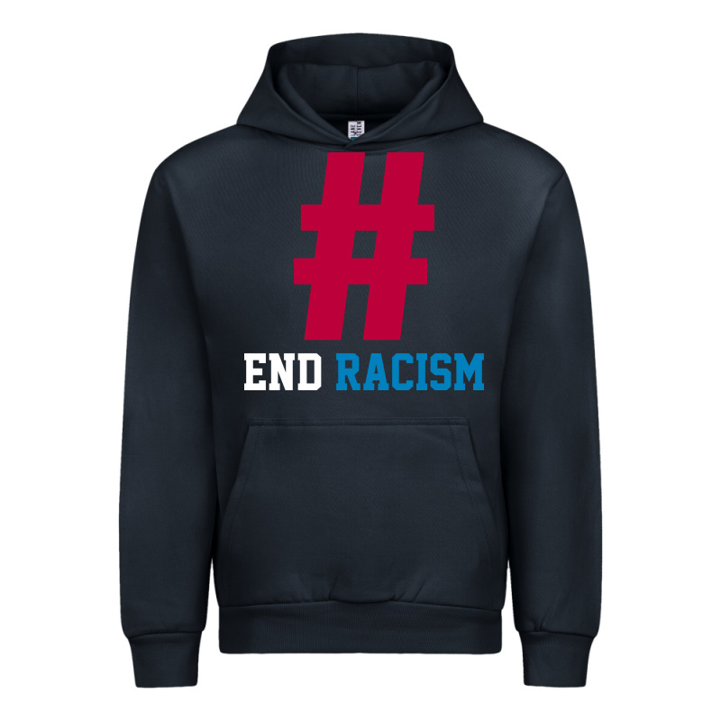 Basic End Racism Resist - Anti Trump Gift Political Urban Hoodie by artisFamous | Teevron