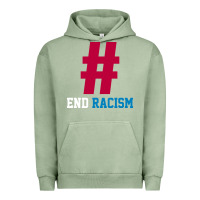 Pigment Oil Green Basic End Racism Resist - Anti Trump Gift Political Urban Hoodie - artisFamous