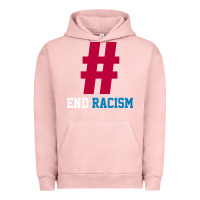 Pigment Salmon Basic End Racism Resist - Anti Trump Gift Political Urban Hoodie - artisFamous