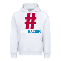White Basic End Racism Resist - Anti Trump Gift Political Urban Hoodie - artisFamous