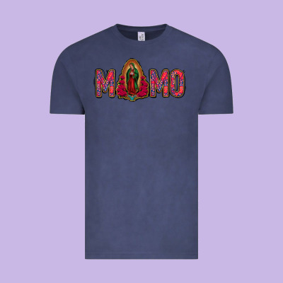 Lady Of Guadalupe Momo Vintage Tee Designed By Jasminsmagicworld