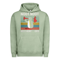 Pigment Oil Green noot penguin Urban Hoodie - artisFamous