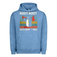 Pigment Pebble Blue noot penguin Urban Hoodie - artisFamous