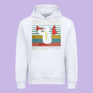 Noot Penguin Urban Hoodie Designed By Artisfamous