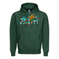 Sports Green faith with cross ado Zipper Hoodie - AdoDesignShop