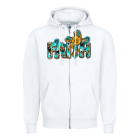White faith with cross ado Zipper Hoodie - AdoDesignShop