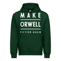 Forest Green Basic Orwell 1984 - Anti Trump Gift Political Urban Hoodie - artisFamous