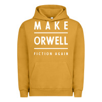 Pigment Peanut Butter Basic Orwell 1984 - Anti Trump Gift Political Urban Hoodie - artisFamous