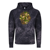 Cloud Black camouflage and leopard patch  4 Vintage Hoodie - BundleAndBundleShop